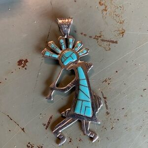 Turquoise Silver Pendant